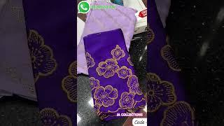 Chiffon SareeDesigner work blouseWith all over foil printChristmas restockOnline trendingYt