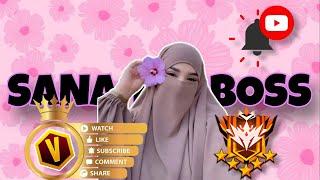  [LIVE] BR Rank Push!  SANA BOSS V Badge ID Banned  /PC Player 