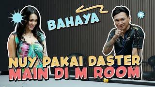 BAHAYA, NUY PAKE DASTER MAIN BILLIARD DI M ROOM-NYA ANJI‼