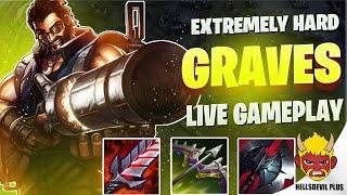 EXTREMELY HARD GRAVES GAME! - Wild Rift HellsDevil Plus Gameplay