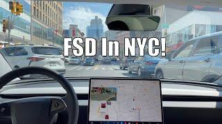 Tesla FSD 12.5.2 In New York City Chinatown: The Ultimate Test For FSD!