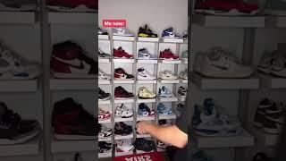 My sneaker collection at age 12 vs. now *CRAZY*