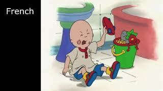 Caillou Infamous crying: Multilanguage