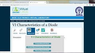 How to use virtual lab of Basic Electronics