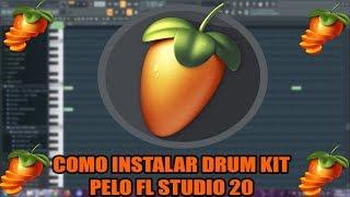 COMO INSTALAR DRUM KITS NO FL STUDIO 20