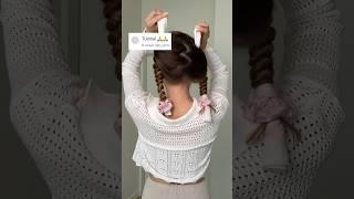 Tutorial Heatless curls  #hairhack #beauty #hairstyle #longhair #hairtutorial #beautifulcurls #top