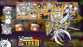 The Battle Cats - Rolling Cat Capsules for Sunrise Sirius [Colossus Busters Banner]