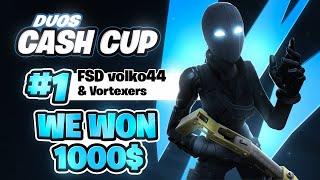 1ST PLACE DUO CASH CUP FINALS  (1000$) w/ Vortexers | volko