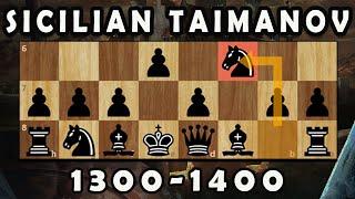 Play the Sicilian Taimanov like a Grandmaster! | 1300-1400