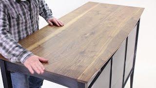 Wood Finishing How-To: Hand-Rubbed Tung Oil Varnish on Walnut