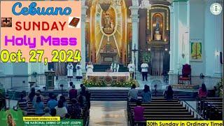 Oct. 27, 2024 Cebuano Sunday Mass(anticipated-10/26)@Nat'l. Shrine of St.Joseph(Cebu)*30th Ord. Time