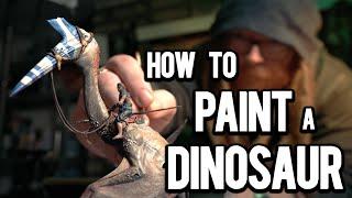 How To Paint A Miniature Dinosaur