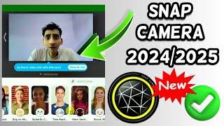 How to still use Snap Camera in 2024/2025! (NEW)