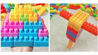 Satisfying DIY Lego Pyramid/ Drilling machine/ASMR/Building Blocks/ relaxation #asmr#buildingblocks