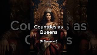 AI Draws Countries as Queens! #ai #aiart #midjourney #country #queen #queens