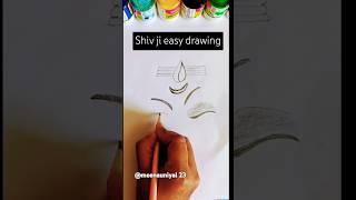 Shiv ji easy drawing#shiv ji drawing with pencil #youtubeshorts