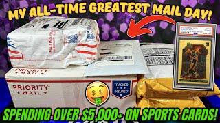 *THE CRAZIEST SPORTS CARD MAIL DAY I'VE EVER HAD! BANGERS AFTER BANGERS