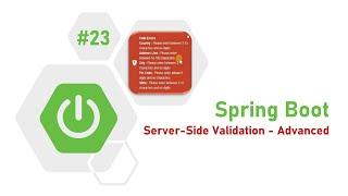 23 - Spring Boot Tutorial : Server side validation using Custom Annotation | #ServerSideValidation