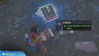 Fortbyte #34: Found Between a Fork and Knife Location Guide - Fortnite