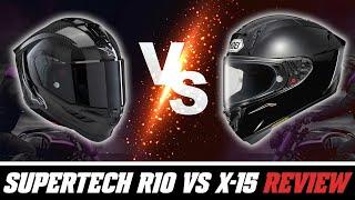 Alpinestars Supertech R10 vs Shoei X-15 Helmet Review at SpeedAddicts.com