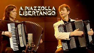 A.Piazzolla – "Libertango". Igor Zavadsky & Eugenia Cherkazova, Kyiv, 29.05.2002 #accordion