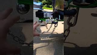 Noisy Hitch Hack #boating #towing #trailer #pickup