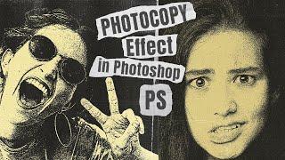 Photocopy Effect in Photoshop