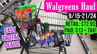 Walgreens Haul- Save 76% using all digital coupons! Beginner friendly couponing! 9/15-21/24