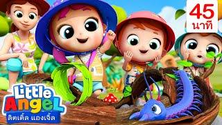 เรียนรู้เกี่ยวกับแมลงและสัตว์! - Little Angel | การ์ตูนเด็ก | Thai Cartoons for Kids