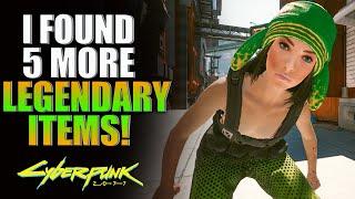 Cyberpunk 2077 I Found 5 More Legendary Items! (Legendary Clothes) + Clothing Location