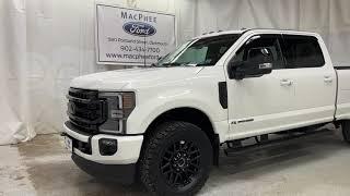 White 2022 Ford Super Duty F-250 SRW LARIAT Review   - MacPhee Ford