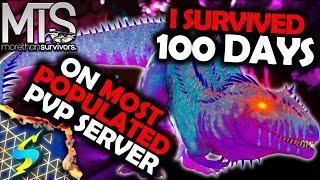 Surviving 100 Days on MTS Most Populated Ark PVP Server