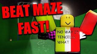 How to BEAT The ELUDE MAZE The FASTEST Way! | Roblox Slap Battles