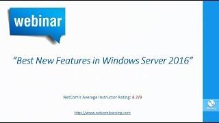 Best New Features in Windows Server 2016