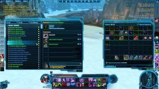 SWTOR - Crew Skills Gameplay Guide - Synthweaving - Making Credits - Tips and Tricks 3