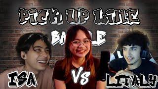 PICK-UP LINE BATTLE ft. ISA AND LITALY