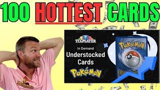 Top 100 hottest pokemon cards on TCGPlayer right NOW!