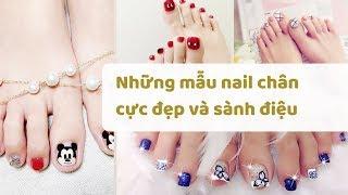 Những mẫu nail chân cực đẹp và sành điệu