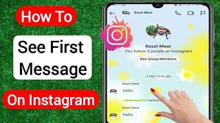 How To See First Message On Instagram Without Scrolling (2023) | Check Instagram First Message