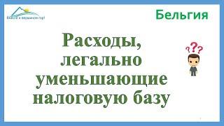 Расходы, легально уменьшающие налоговую базу предпринимателей (в рамках налогового права Бельгии)