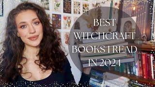 BEST WITCHCRAFT + OCCULT BOOKS I READ IN 2024 | SPIRIT WORK, FOLK CHARMS, CEREMONIAL MAGICK etc.