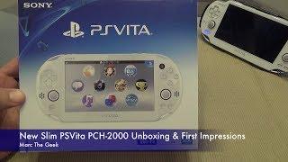 New Slim PSVita PCH-2000 Unboxing & First Impressions