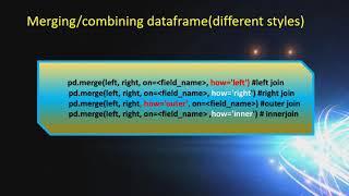 #pandas- comparison concatenations