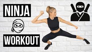 NINJA WORKOUT To Do At Home With Only Bodyweight (FITNESS CHALLENGE!)