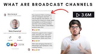 What Are Instagram Broadcast Channels? Everything You Need To Know | Social Media Beginners Guide