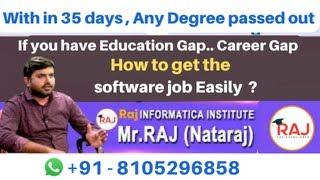 Want to get Software job within 35 days-join Raj Informatica Realtime online training-8105296858