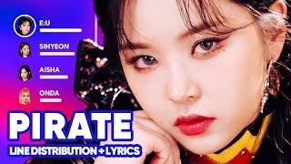 EVERGLOW - Pirate (Line Distribution + Lyrics Karaoke) PATREON REQUESTED