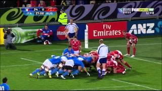 Russian scrum destroyed by Italy in the Rugby World Cup