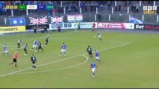 PATHETIC MATTHEW FITZPATRICK HEADER - GLENTORAN V LINFIELD - 2024 IRISH PREMIERSHIP FOOTBALL