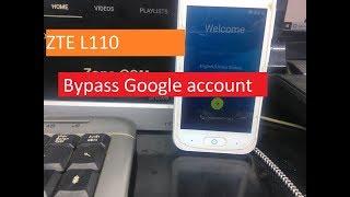 Разблокировка аккаунта google ZTE L110 Bypass Google account zte l110